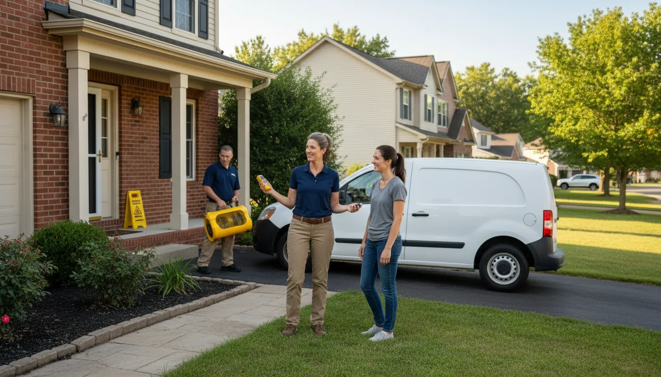 Water restoration image for Water Damage & Restoration Services in Perry, MI
